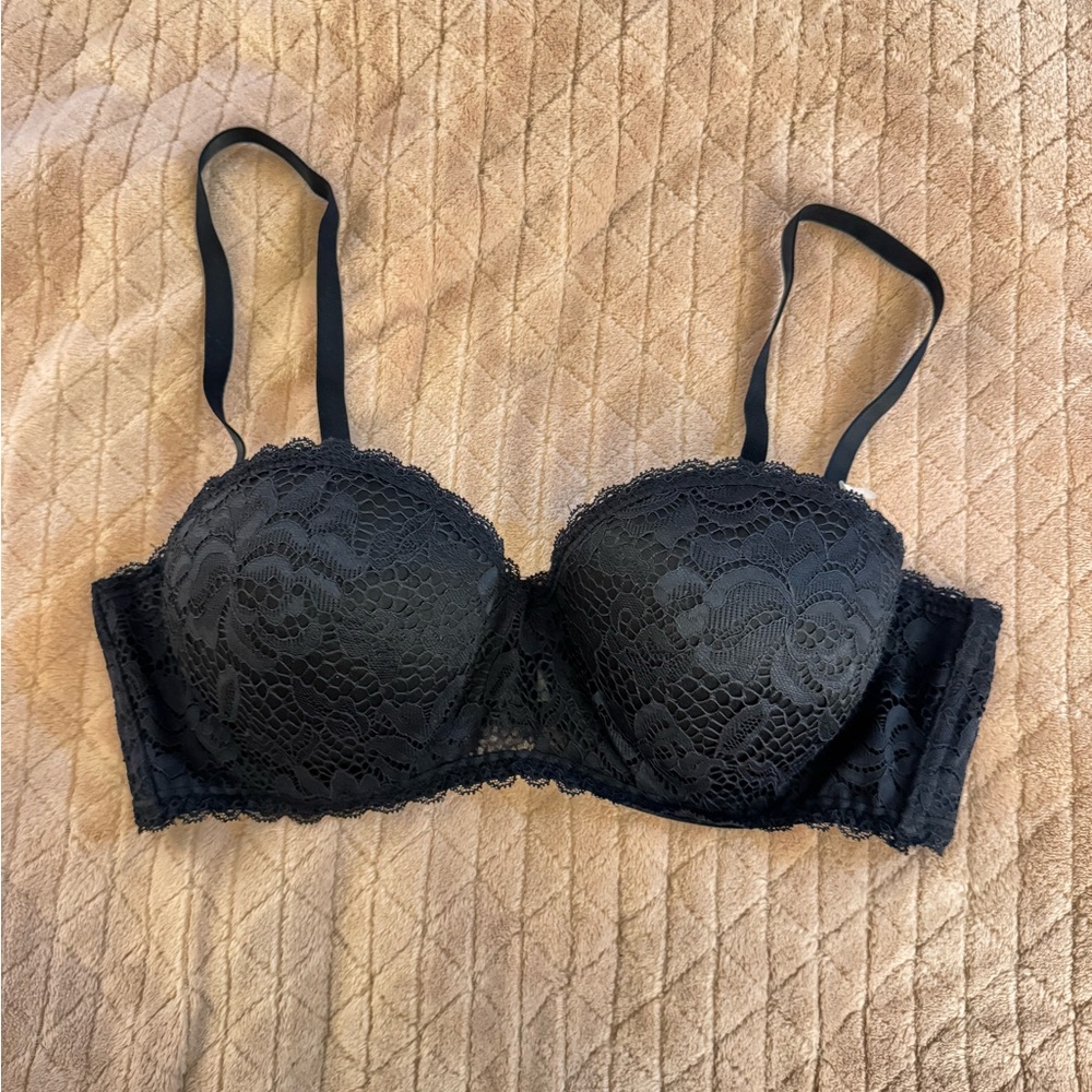 Elegant Black Lace Bra